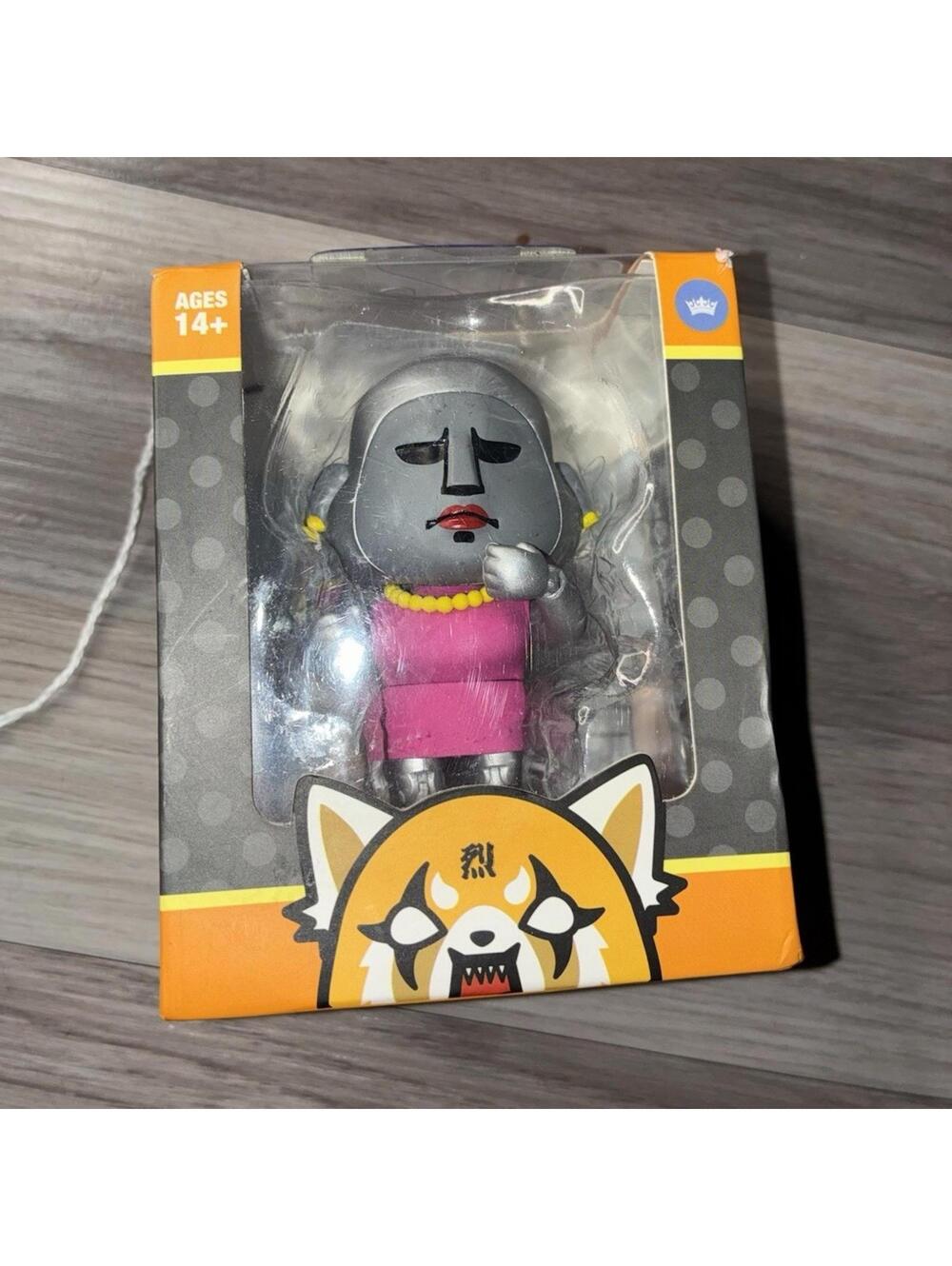 The Loyal Subjects Aggretsuko Vinyl Figure Multicolor Animation Collectible